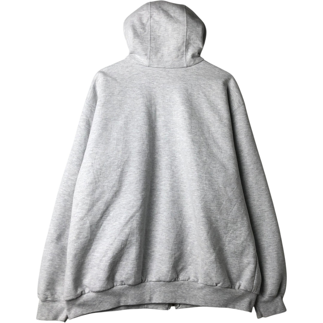 Carhartt Sweat Full Zip Hoodie Men's XXL unclear gray type Vintage Second Hand