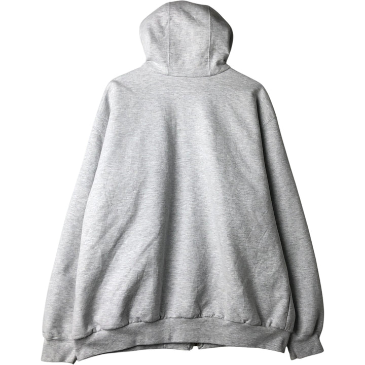 Carhartt Sweat Full Zip Hoodie Men's XXL unclear gray type Vintage Second Hand