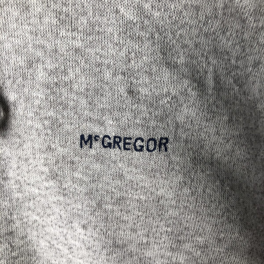McGREGOR COMPETITORS full-zip sweatshirt hoodie, men's size M (approx.), vintage. cotton gray type Vintage Second Hand