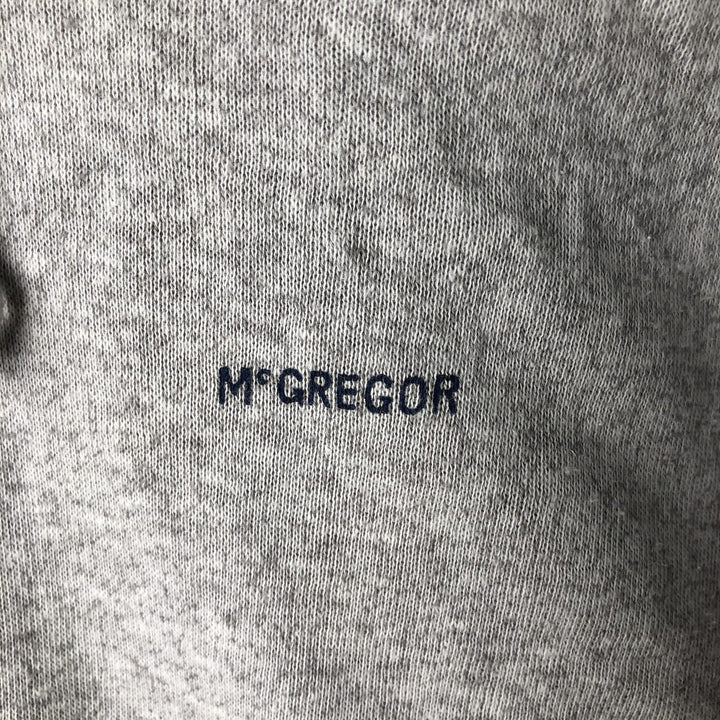 McGREGOR COMPETITORS full-zip sweatshirt hoodie, men's size M (approx.), vintage. cotton gray type Vintage Second Hand
