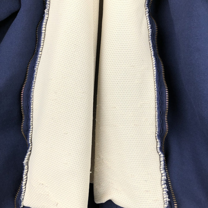 2000'S Carhartt K129 Sweat Full-Zip Hoodie, Men's Size XL (approx.) cotton navy blue type Vintage Second Hand