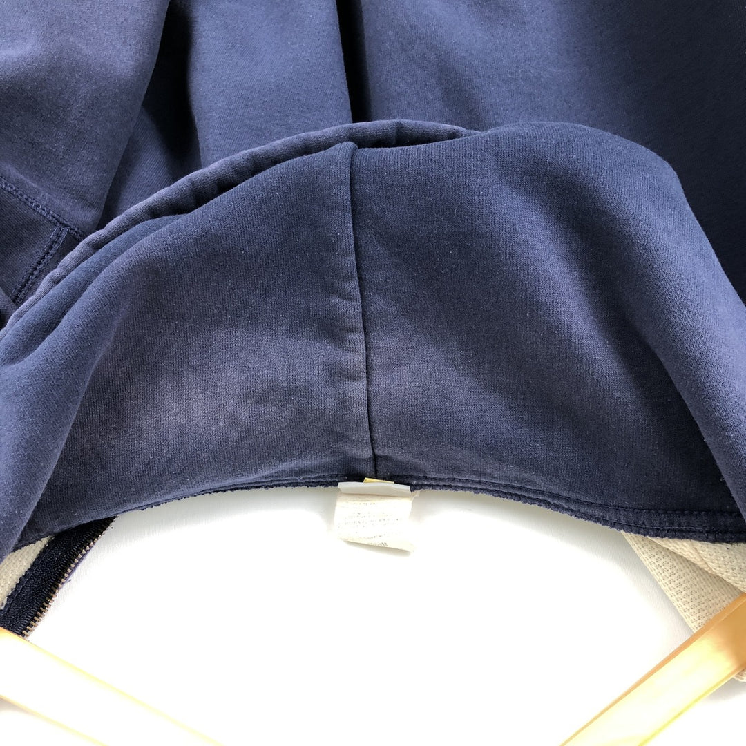 2000'S Carhartt K129 Sweat Full-Zip Hoodie, Men's Size XL (approx.) cotton navy blue type Vintage Second Hand