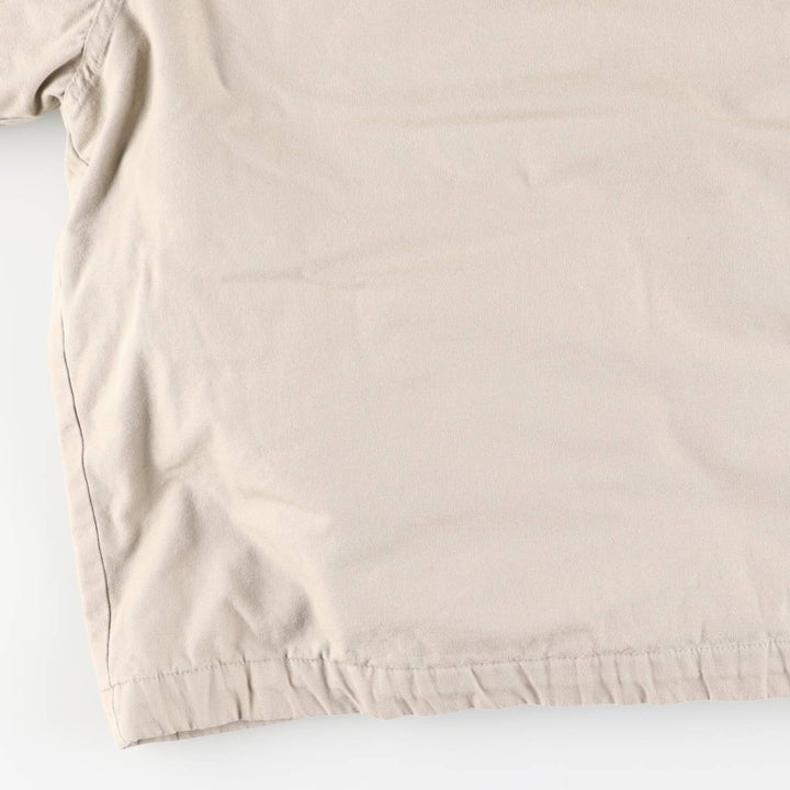 00'S Eddie Bauer goose down jacket, men's size L cotton Beige type Vintage Second Hand
