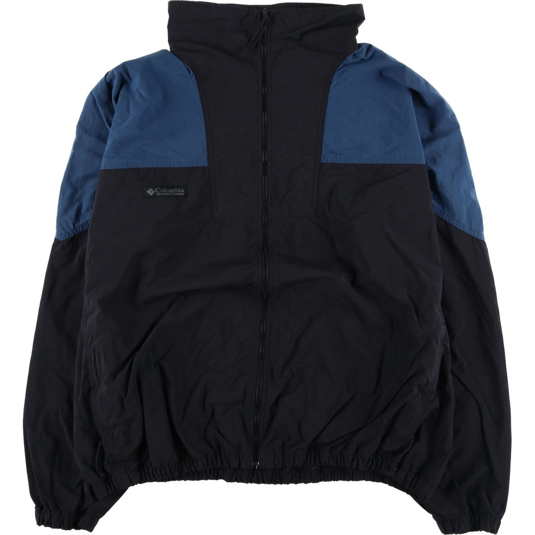 90'S Vintage Columbia Windbreaker with White Tag, Men's Size XL unclear black type Vintage Second Hand