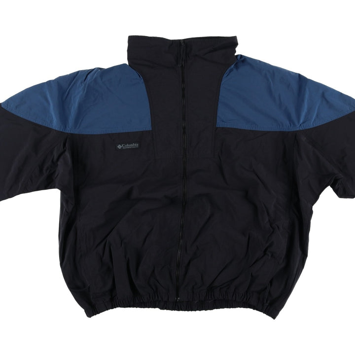 90'S Vintage Columbia Windbreaker with White Tag, Men's Size XL unclear black type Vintage Second Hand