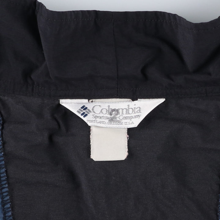 90'S Vintage Columbia Windbreaker with White Tag, Men's Size XL unclear black type Vintage Second Hand