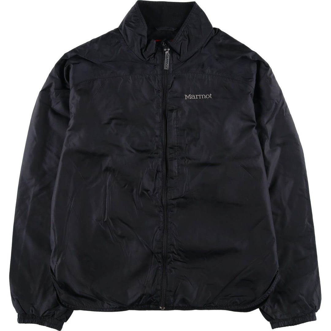 1990'S Marmot Ripstop Nylon Jacket, Men's Size L (approx.), Vintage Nylon black type Vintage Second Hand