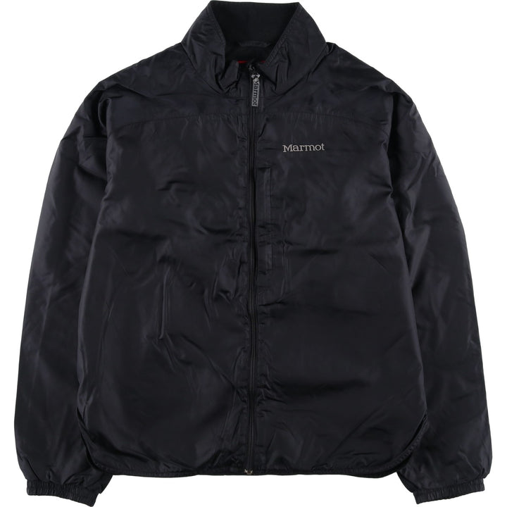 1990'S Marmot Ripstop Nylon Jacket, Men's Size L (approx.), Vintage Nylon black type Vintage Second Hand