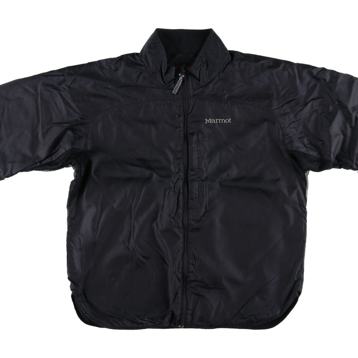 1990'S Marmot Ripstop Nylon Jacket, Men's Size L (approx.), Vintage Nylon black type Vintage Second Hand