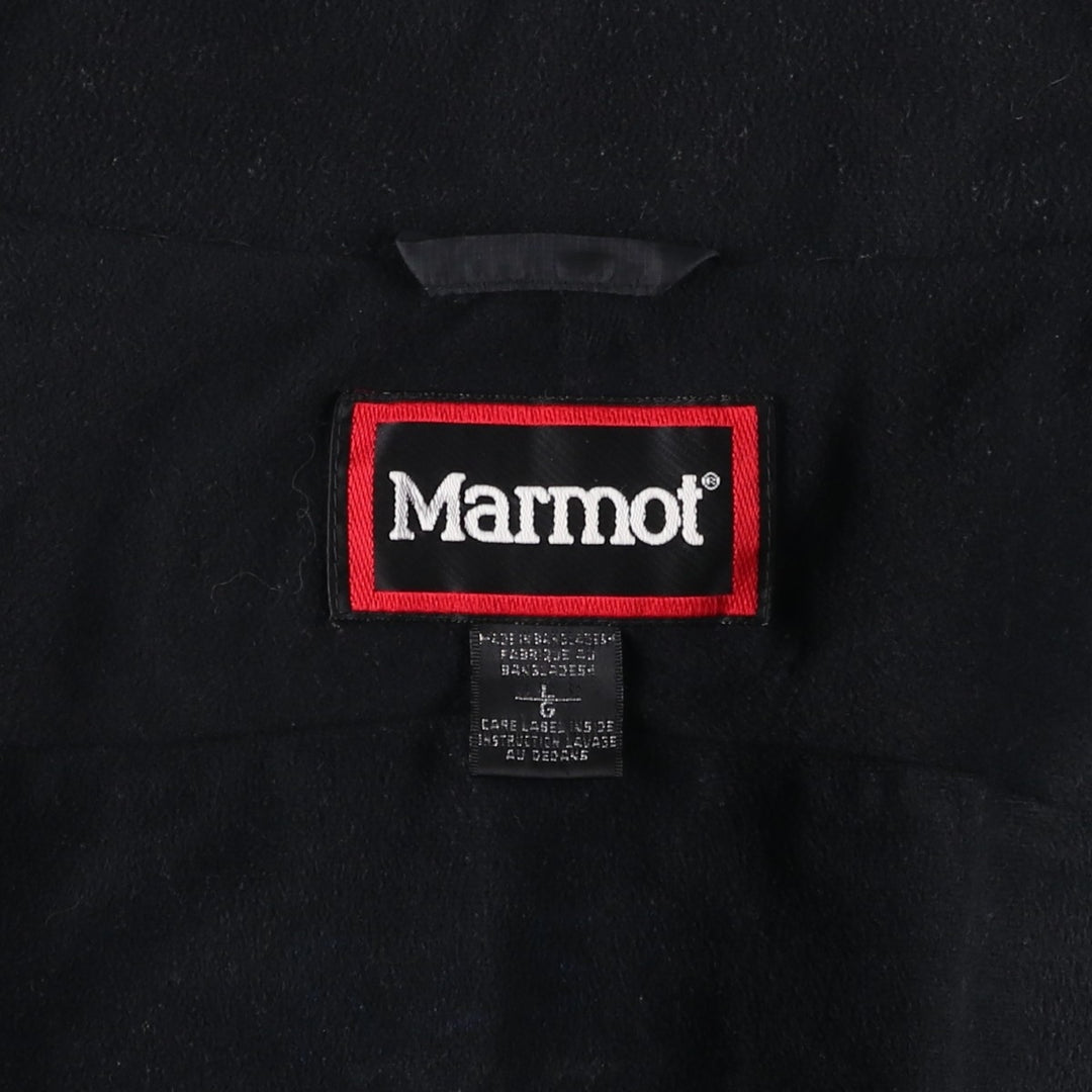 1990'S Marmot Ripstop Nylon Jacket, Men's Size L (approx.), Vintage Nylon black type Vintage Second Hand
