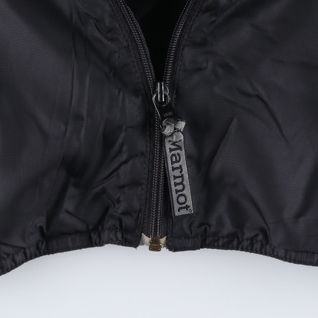 1990'S Marmot Ripstop Nylon Jacket, Men's Size L (approx.), Vintage Nylon black type Vintage Second Hand