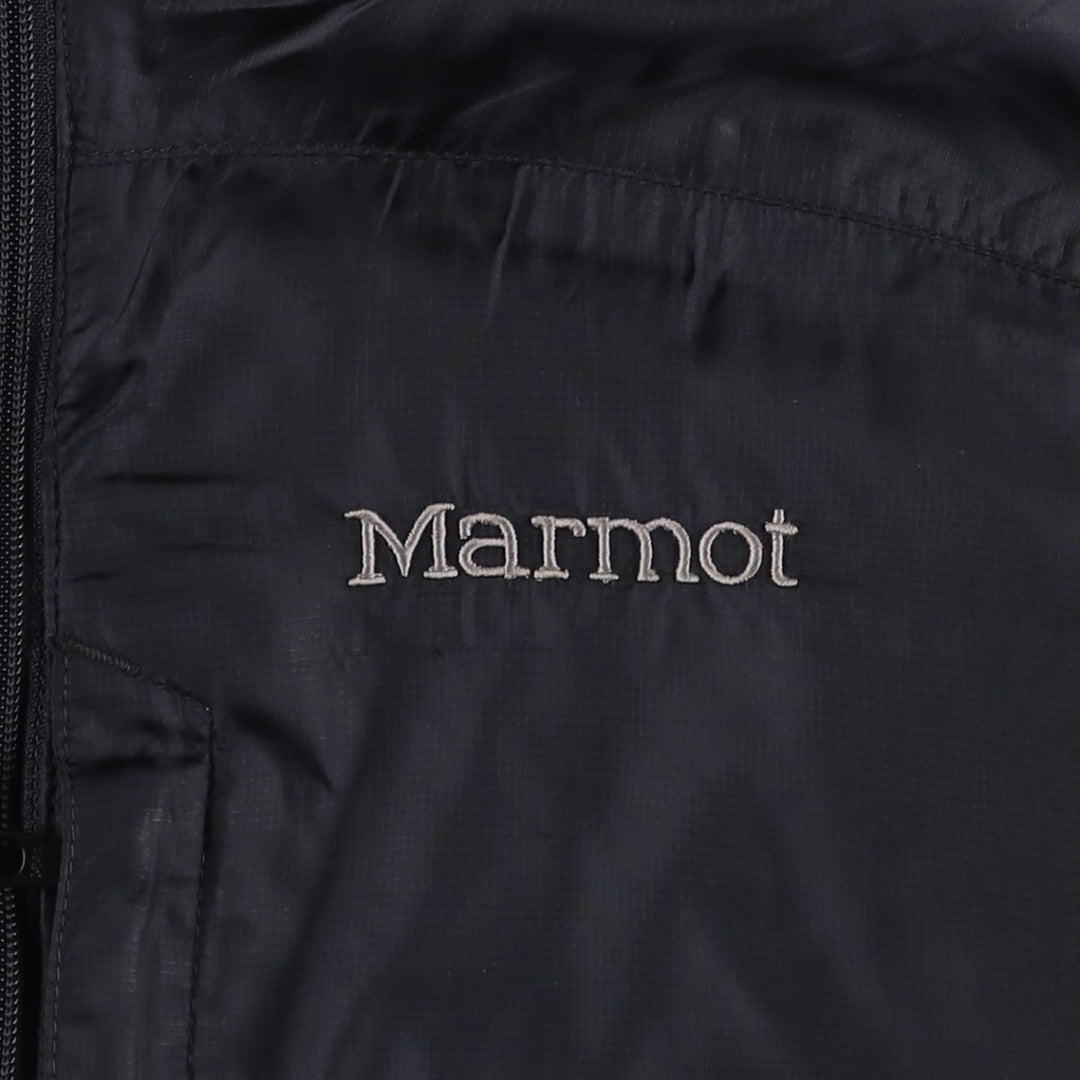 1990'S Marmot Ripstop Nylon Jacket, Men's Size L (approx.), Vintage Nylon black type Vintage Second Hand