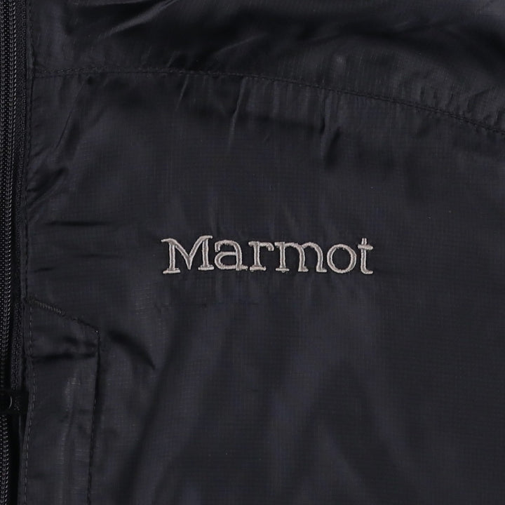 1990'S Marmot Ripstop Nylon Jacket, Men's Size L (approx.), Vintage Nylon black type Vintage Second Hand