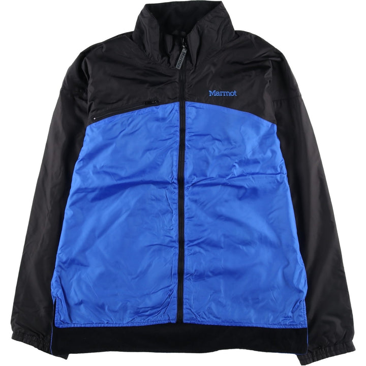 1990'S Marmot Nylon Jacket, Men's Size L (approx.), Vintage Nylon blue type Vintage Second Hand