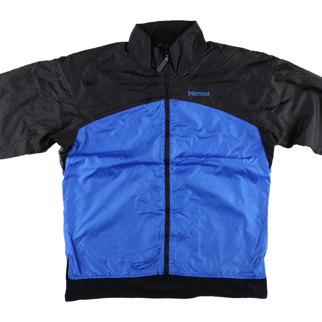 1990'S Marmot Nylon Jacket, Men's Size L (approx.), Vintage Nylon blue type Vintage Second Hand