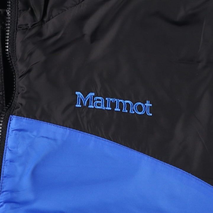 1990'S Marmot Nylon Jacket, Men's Size L (approx.), Vintage Nylon blue type Vintage Second Hand