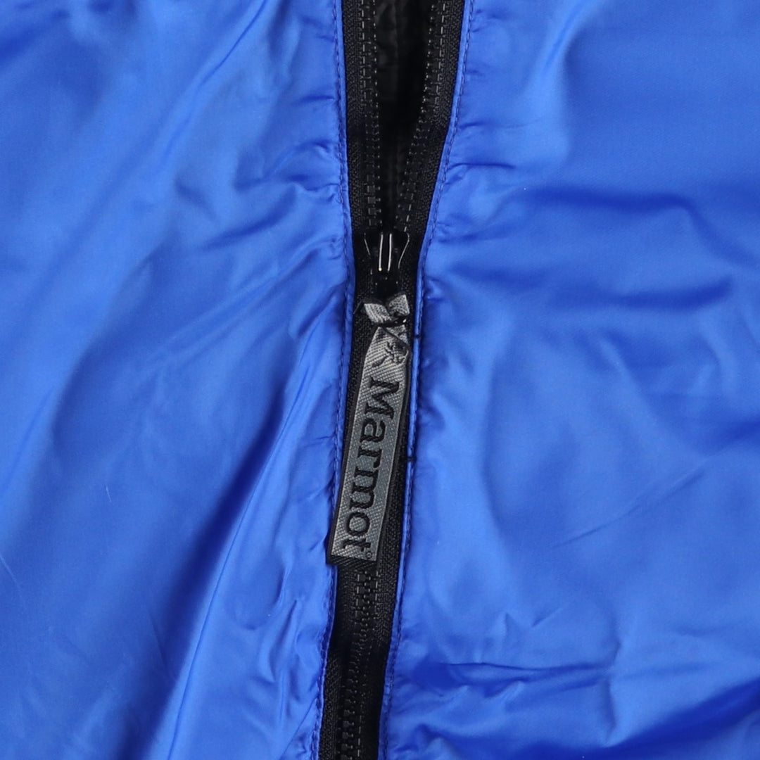 1990'S Marmot Nylon Jacket, Men's Size L (approx.), Vintage Nylon blue type Vintage Second Hand
