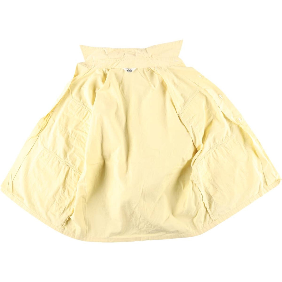 1970'S Woolrich shirt jacket, men's size XL (approx.) unclear lemon yellow Vintage Second Hand