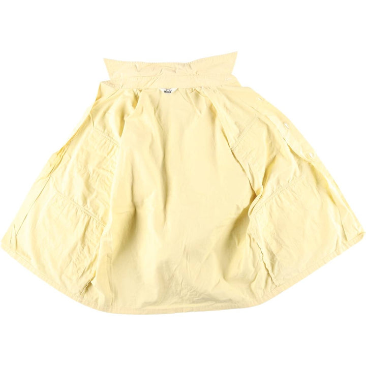 1970'S Woolrich shirt jacket, men's size XL (approx.) unclear lemon yellow Vintage Second Hand