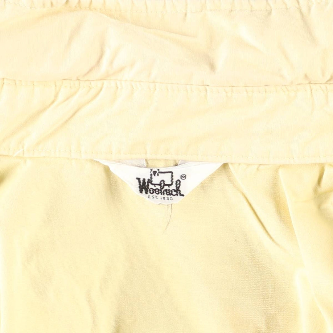 1970'S Woolrich shirt jacket, men's size XL (approx.) unclear lemon yellow Vintage Second Hand