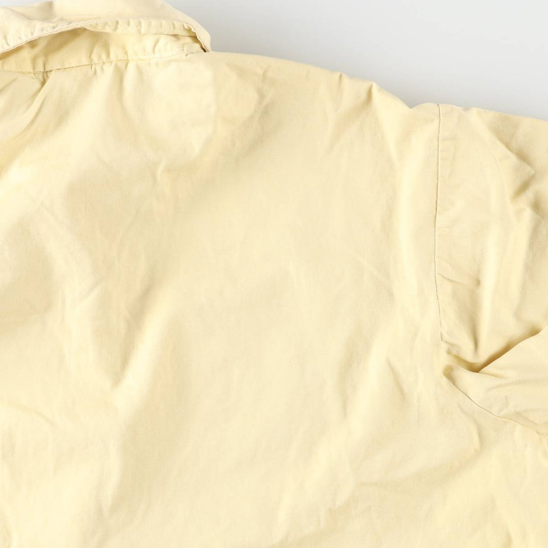 1970'S Woolrich shirt jacket, men's size XL (approx.) unclear lemon yellow Vintage Second Hand
