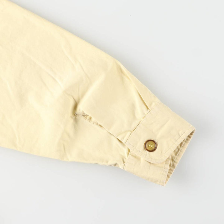 1970'S Woolrich shirt jacket, men's size XL (approx.) unclear lemon yellow Vintage Second Hand