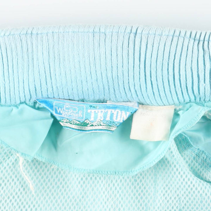 80s-90'S Woolrich Teton Mountain Jacket Shell Jacket, Women's Size L (approx.), Vintage Nylon Blue type light blue Vintage Second Hand