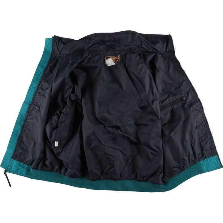 1990'S Eddie Bauer Black Tag Nylon Jacket, Men's XL (approx.), Vintage unclear green type Vintage Second Hand
