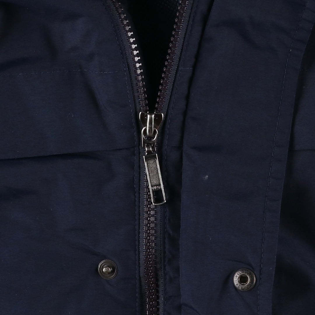 Eddie Bauer Mountain Parka Shell Jacket, Men's Size L Nylon navy blue type Vintage Second Hand