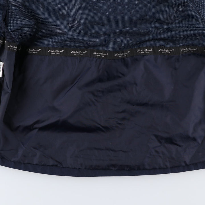 Eddie Bauer Mountain Parka Shell Jacket, Men's Size L Nylon navy blue type Vintage Second Hand