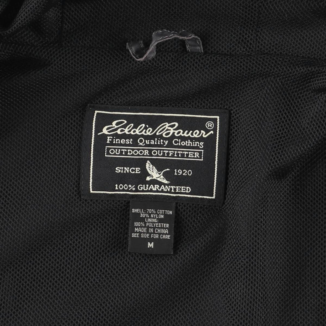 Eddie Bauer Mountain Parka Shell Jacket, Men's Size M (approx.) cotton gray type Vintage Second Hand