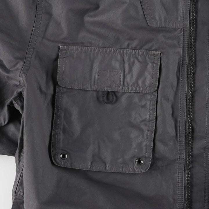 Eddie Bauer Mountain Parka Shell Jacket, Men's Size M (approx.) cotton gray type Vintage Second Hand