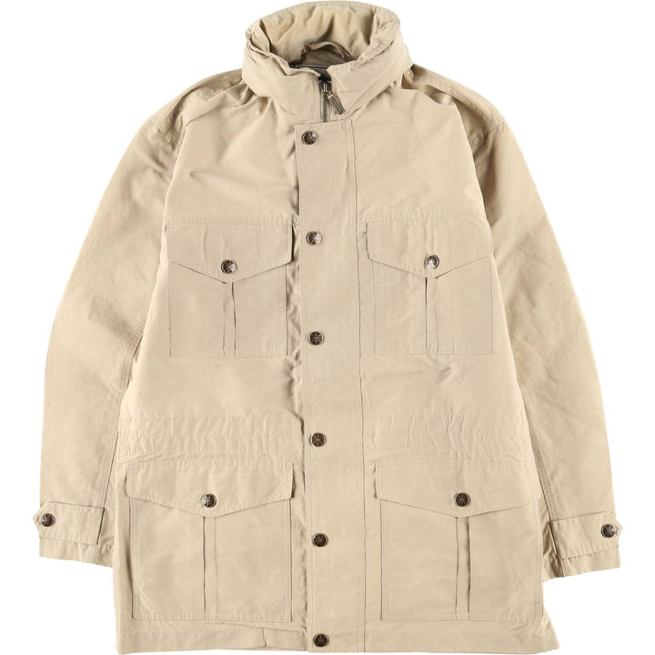 ~90'S LLBean Mountain Jacket Shell Jacket Men's Size M (Equivalent) with Stowable Hood cotton Beige type Vintage Second Hand