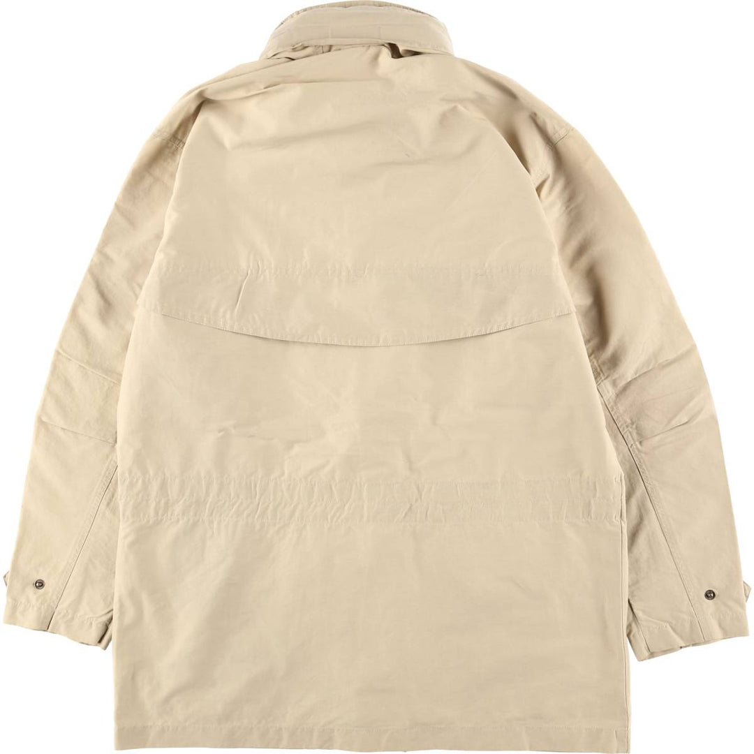 ~90'S LLBean Mountain Jacket Shell Jacket Men's Size M (Equivalent) with Stowable Hood cotton Beige type Vintage Second Hand