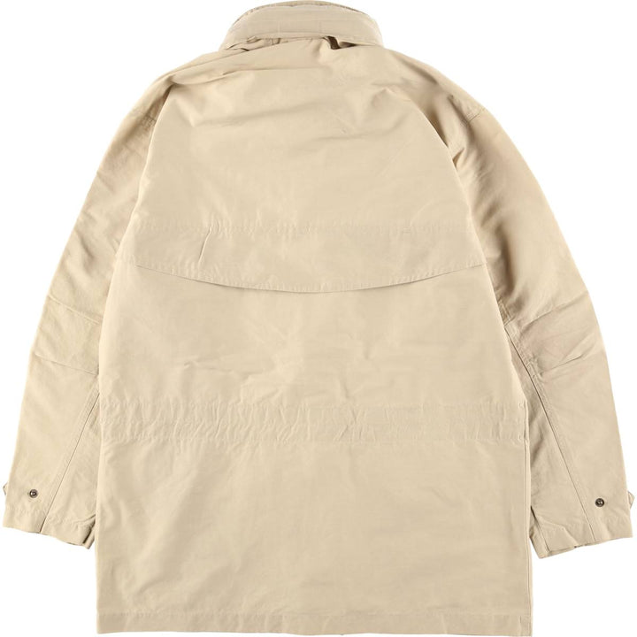 ~90'S LLBean Mountain Jacket Shell Jacket Men's Size M (Equivalent) with Stowable Hood cotton Beige type Vintage Second Hand
