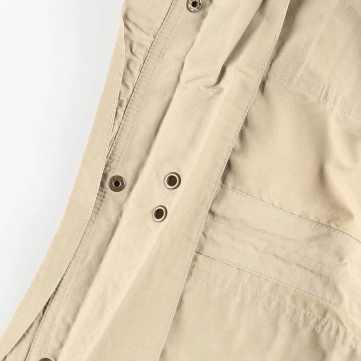 ~90'S LLBean Mountain Jacket Shell Jacket Men's Size M (Equivalent) with Stowable Hood cotton Beige type Vintage Second Hand