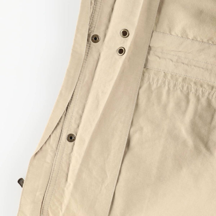 ~90'S LLBean Mountain Jacket Shell Jacket Men's Size M (Equivalent) with Stowable Hood cotton Beige type Vintage Second Hand