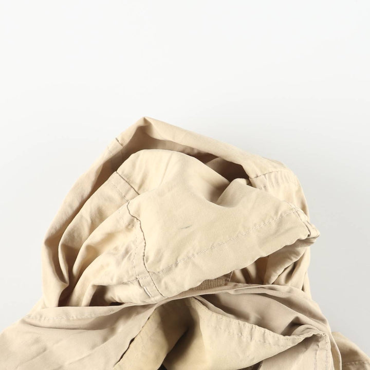 ~90'S LLBean Mountain Jacket Shell Jacket Men's Size M (Equivalent) with Stowable Hood cotton Beige type Vintage Second Hand