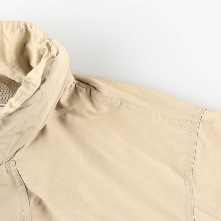 ~90'S LLBean Mountain Jacket Shell Jacket Men's Size M (Equivalent) with Stowable Hood cotton Beige type Vintage Second Hand