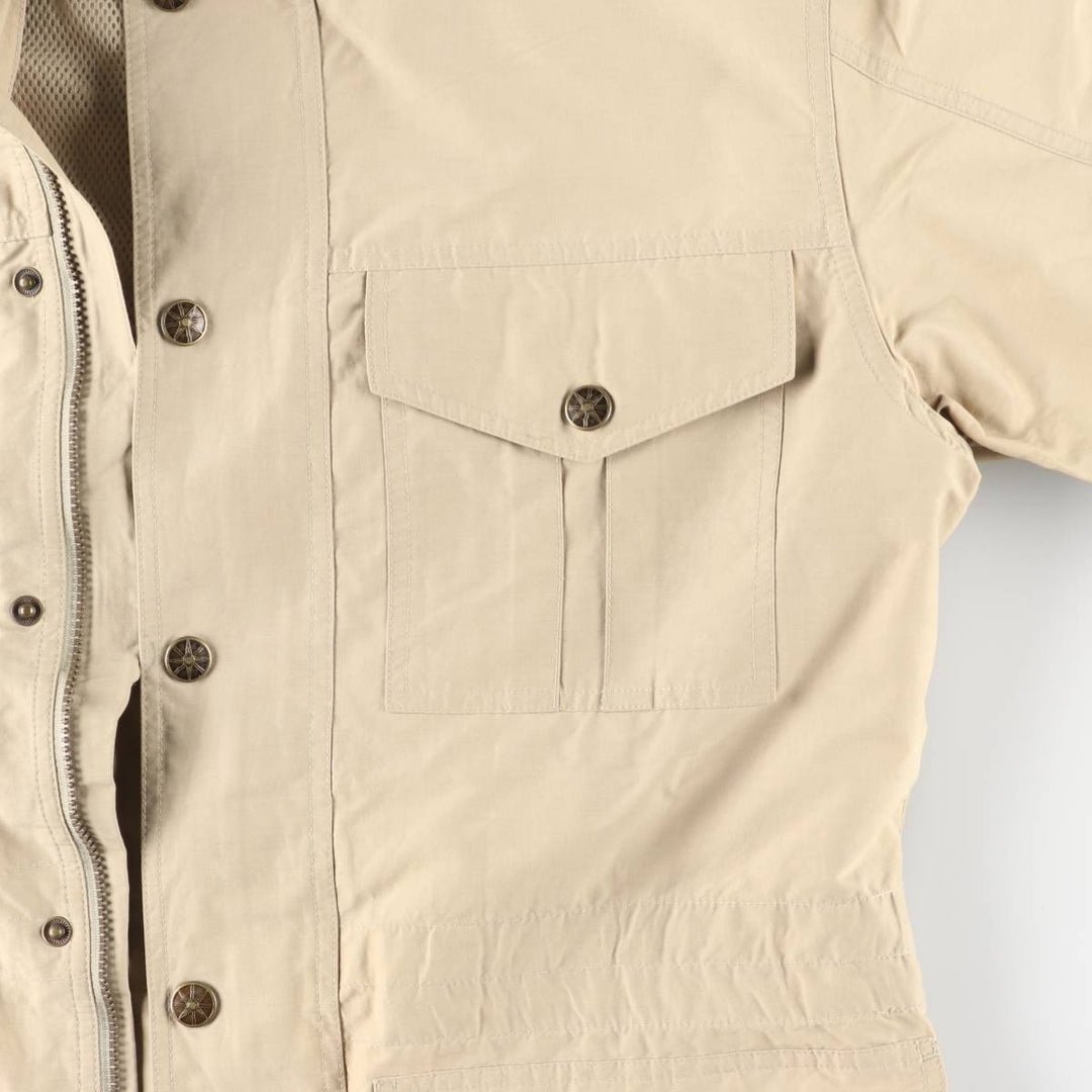 ~90'S LLBean Mountain Jacket Shell Jacket Men's Size M (Equivalent) with Stowable Hood cotton Beige type Vintage Second Hand