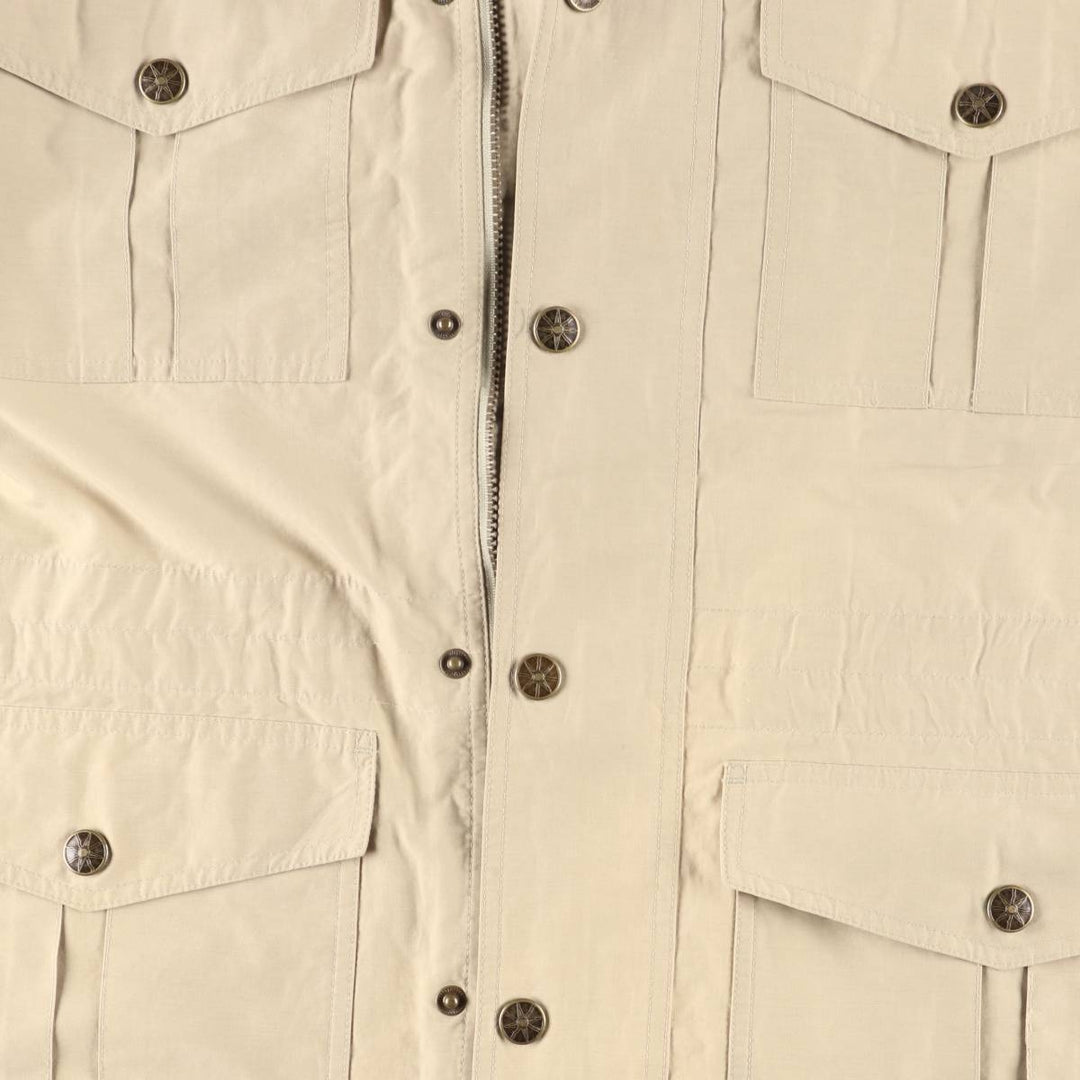 ~90'S LLBean Mountain Jacket Shell Jacket Men's Size M (Equivalent) with Stowable Hood cotton Beige type Vintage Second Hand