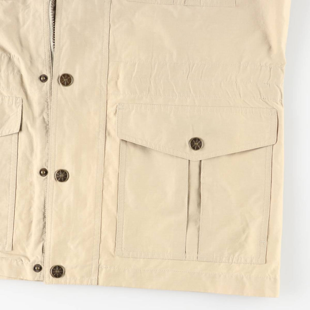 ~90'S LLBean Mountain Jacket Shell Jacket Men's Size M (Equivalent) with Stowable Hood cotton Beige type Vintage Second Hand