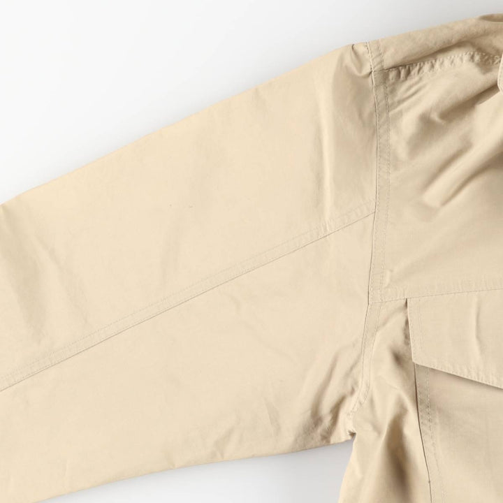 ~90'S LLBean Mountain Jacket Shell Jacket Men's Size M (Equivalent) with Stowable Hood cotton Beige type Vintage Second Hand