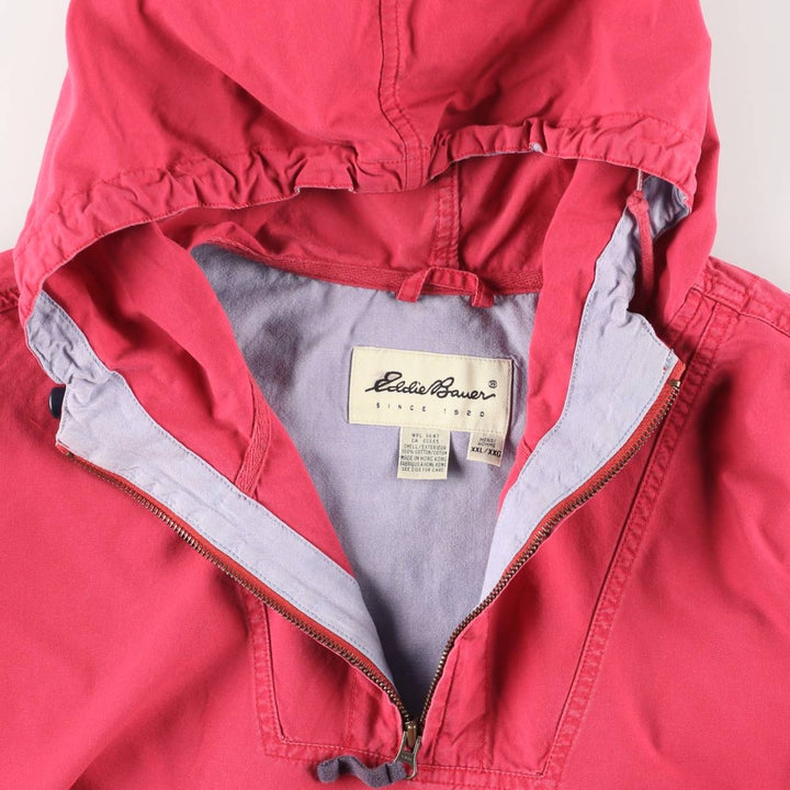 Eddie Bauer Mountain Parka Shell Jacket, Men's XXL cotton red type Vintage Second Hand