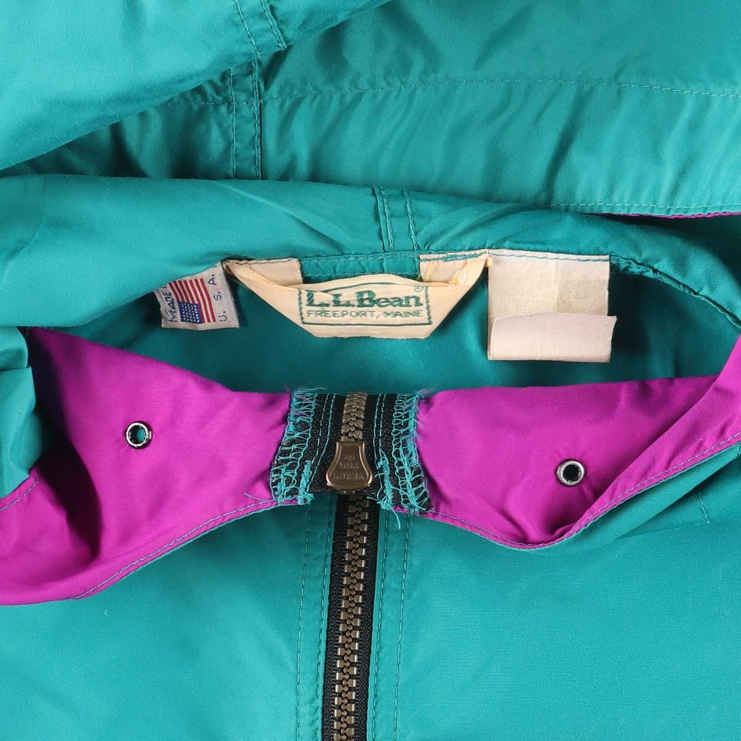 80'S L.L.Bean Mountain Logo Katahdin Logo Mountain Parka Shell Jacket Made in USA Men's XL Equivalent Vintage Nylon green type Vintage Second Hand