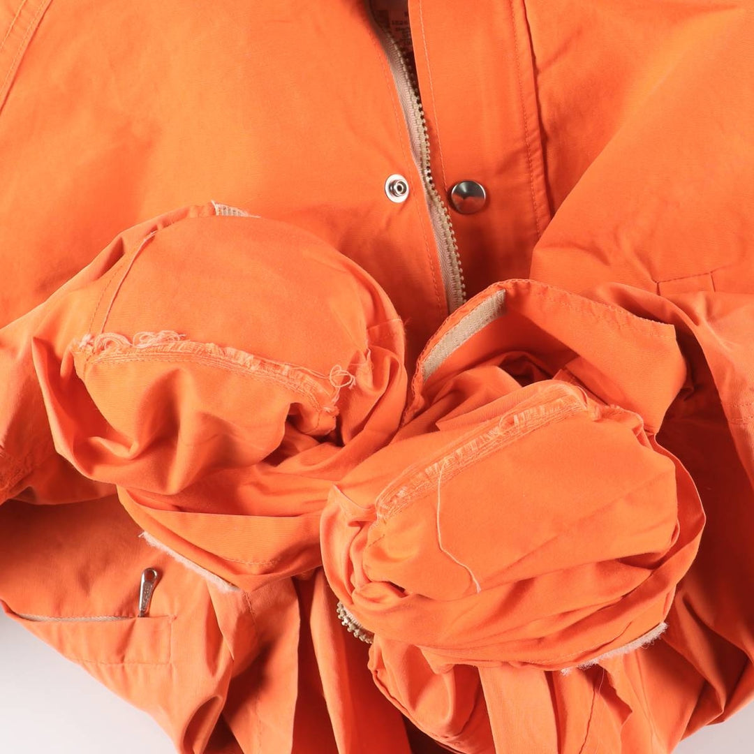 Vintage 1970'S WOOLRICH Mountain Parka Shell Jacket, Men's Size M cotton orange type Vintage Second Hand