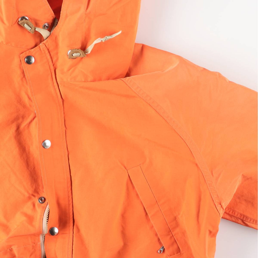 Vintage 1970'S WOOLRICH Mountain Parka Shell Jacket, Men's Size M cotton orange type Vintage Second Hand