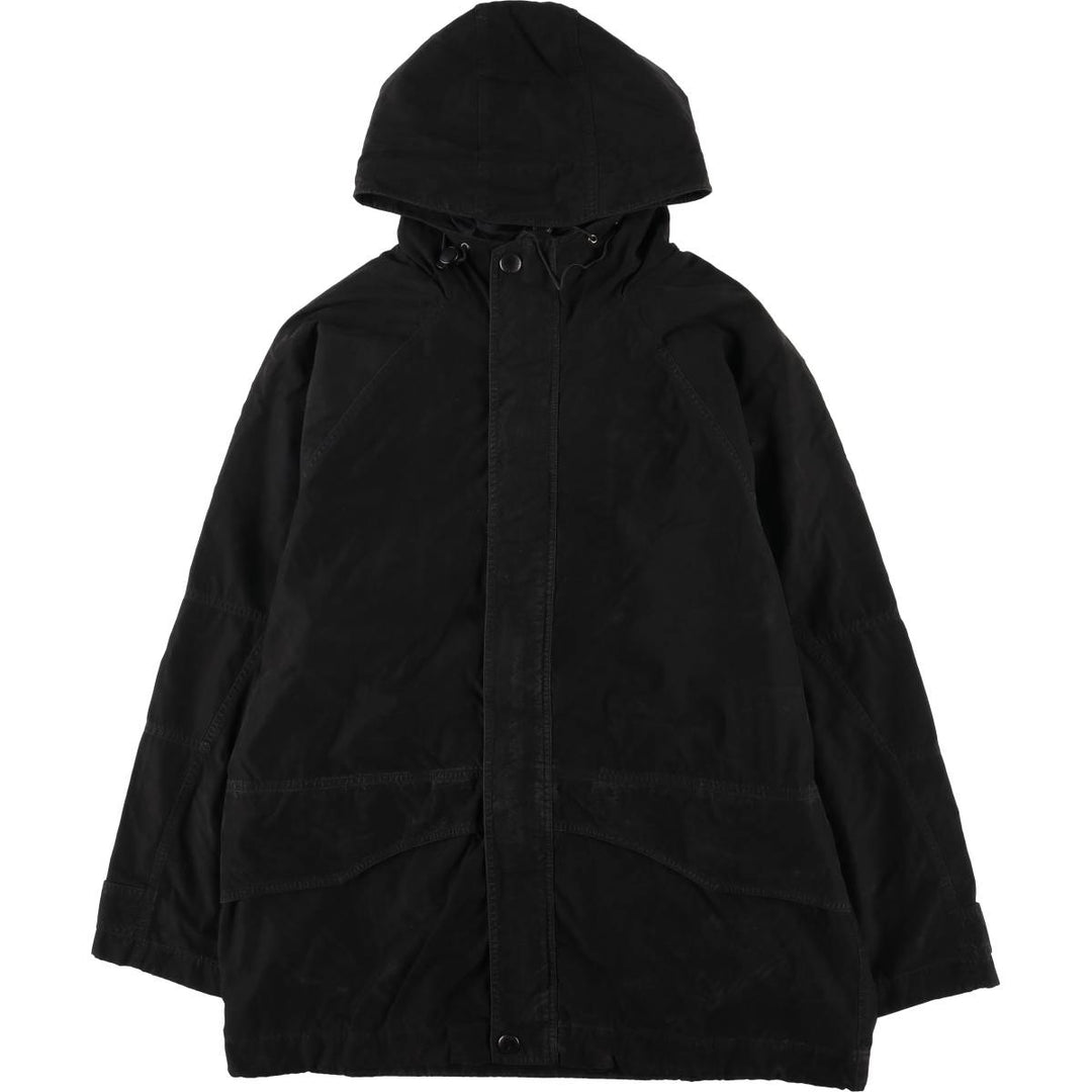Eddie Bauer Mountain Parka Shell Jacket, Men's Size L Nylon black type Vintage Second Hand