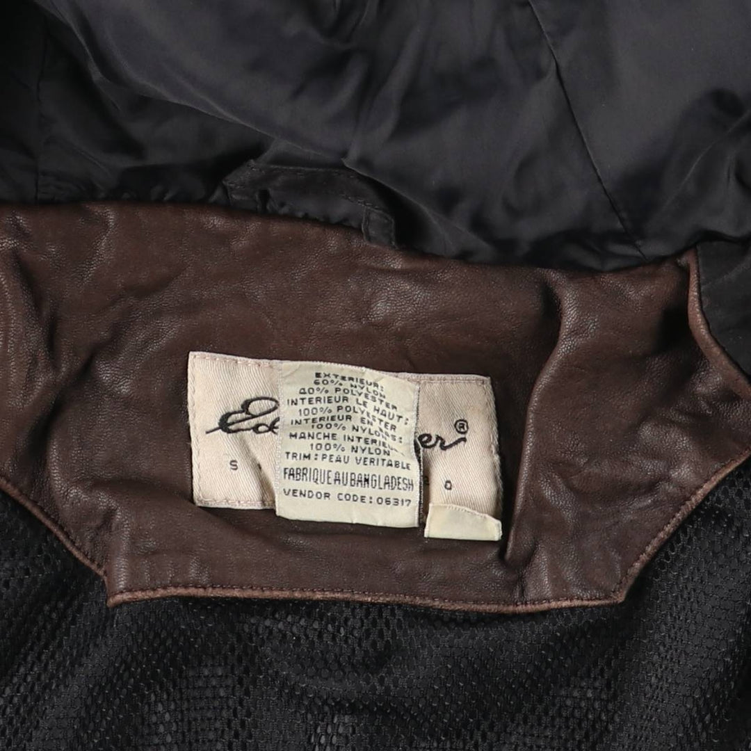 Eddie Bauer Mountain Parka Shell Jacket, Men's Size L Nylon black type Vintage Second Hand