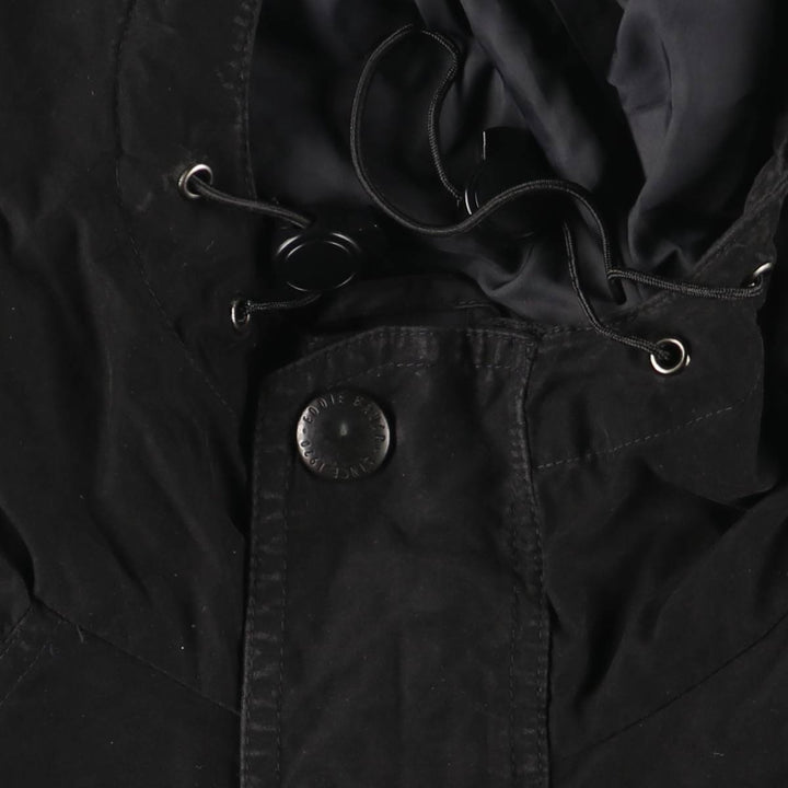 Eddie Bauer Mountain Parka Shell Jacket, Men's Size L Nylon black type Vintage Second Hand